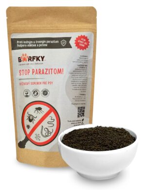 STOP PARAZITOM! Prípravok proti červom, kliešťom a blchám 250g