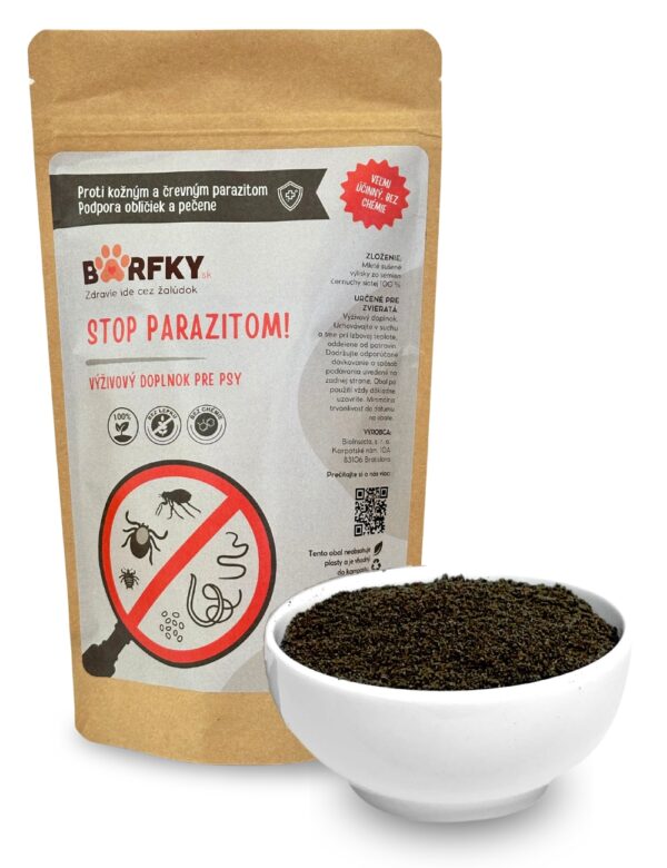 STOP PARAZITOM! Prípravok proti červom, kliešťom a blchám 250g