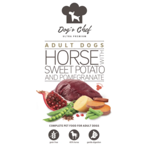 Snímka obrazovky 2026-10-01 o 13.31.00 Dog's Chef HORSE WITH SWEET POTATO & POMEGRANATE